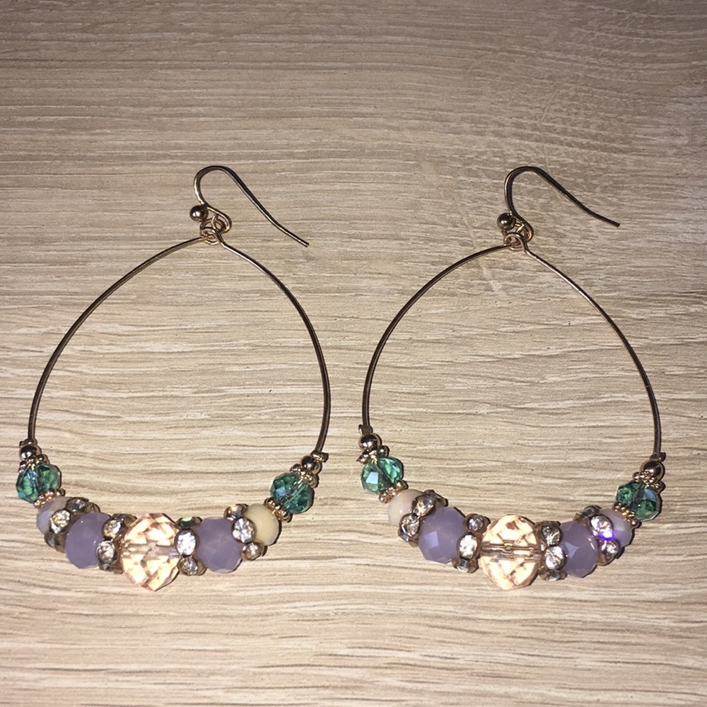 Rinestone Dangle Earrings